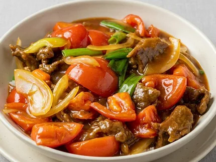 Beef & Tomato Fried Rice