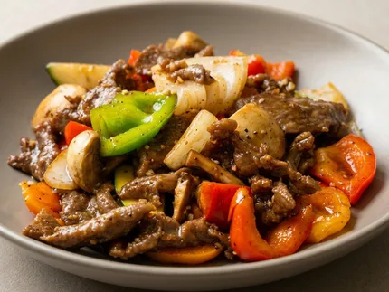 Beef with Black Pepper Sauce