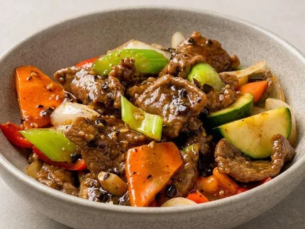 Beef w/ Garlic Black Bean Sauce