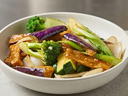 Braised Eggplant with Mixed Vegetables