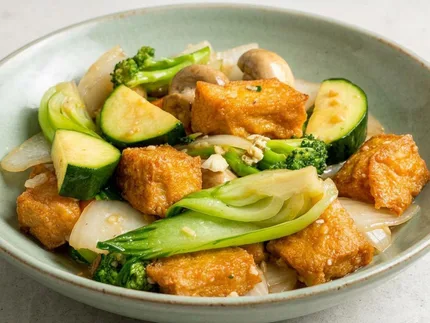 Braised Tofu with Mixed Vegetables