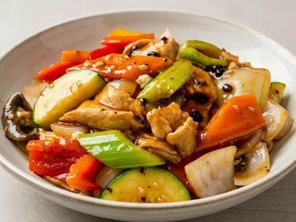 Chicken w/ Garlic Black Bean Sauce
