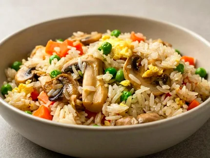 Mushroom Fried Rice