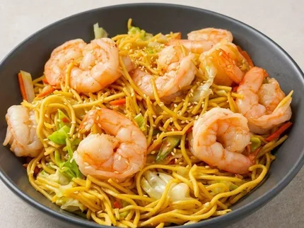Prawns Chow Mein