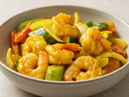 Prawns in Curry Sauce