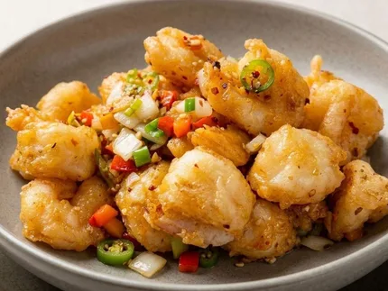 Salt & Pepper Prawns (shell off)