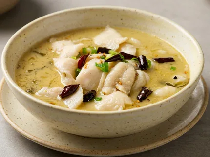 Sliced Fish Fillet with Pickled Vegetables