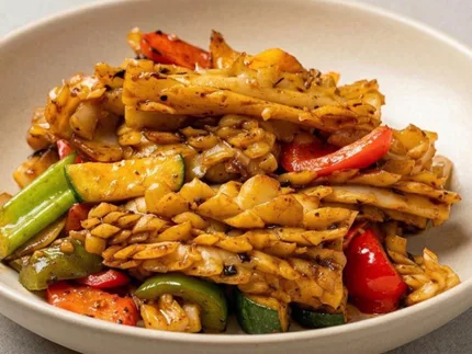 Squid in Garlic Black Bean Sauce